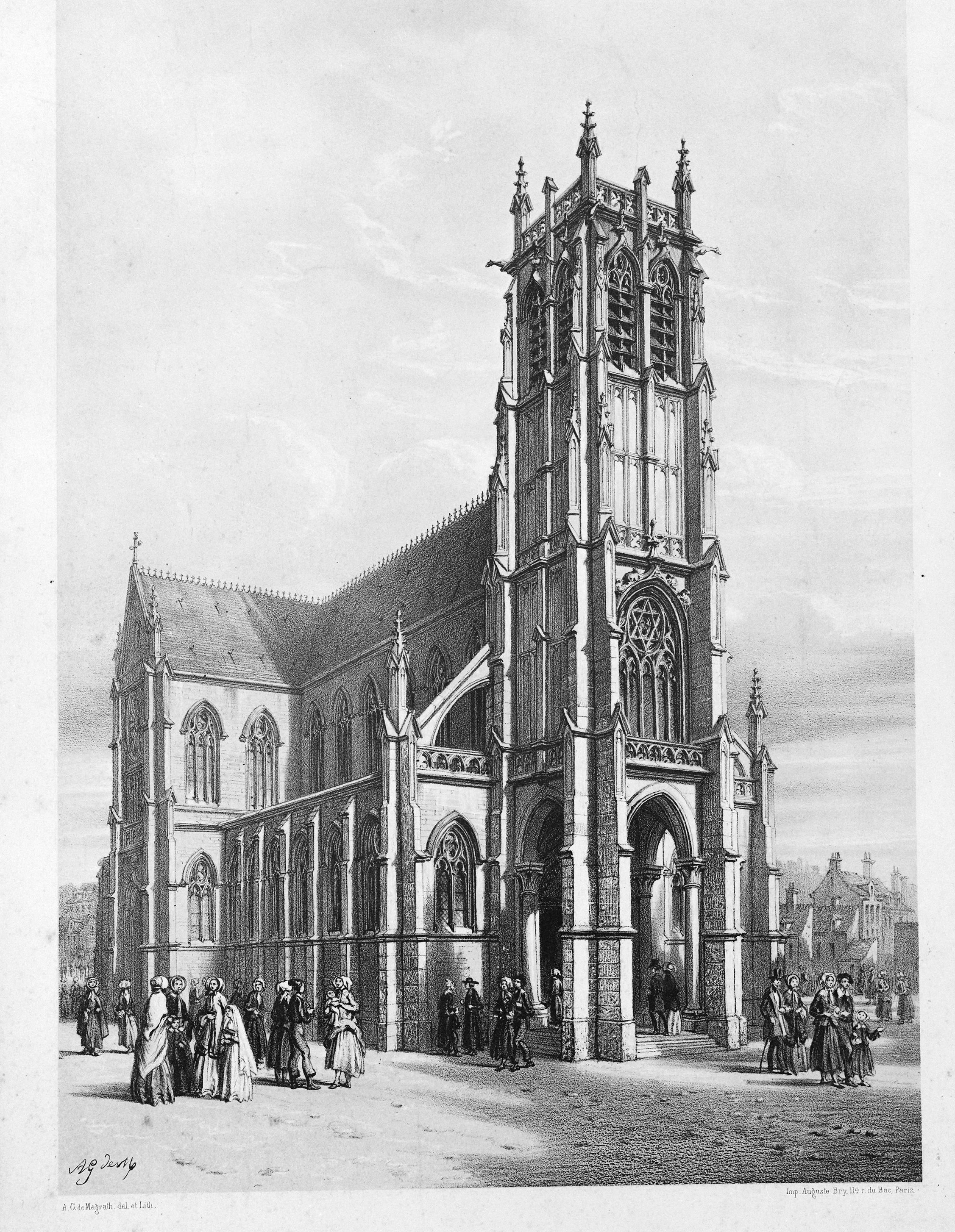 église paroissiale Saint-Pierre, dite église Saint-Pierre des Marins ou église du Port (détruit)