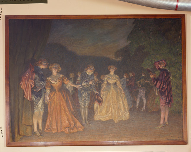 Tableau : scène de théâtre