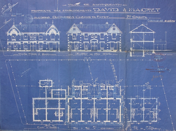 Cité ouvrière Dambrun, puis David et Maigret, à Saint-Quentin