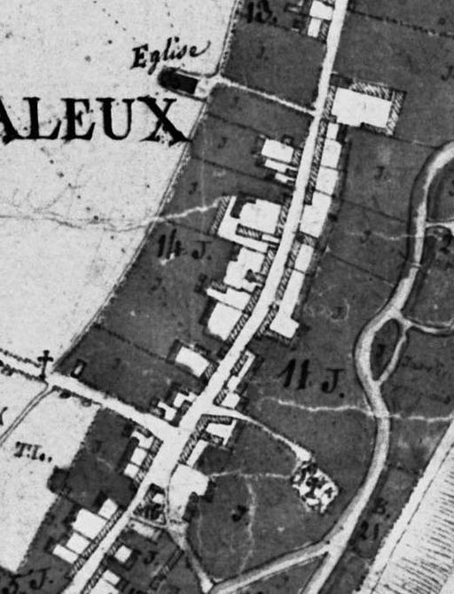 Ancien cimetière paroissial Saint-Fuscien de Saleux, puis atelier et blanchisserie industrielle (détruit)