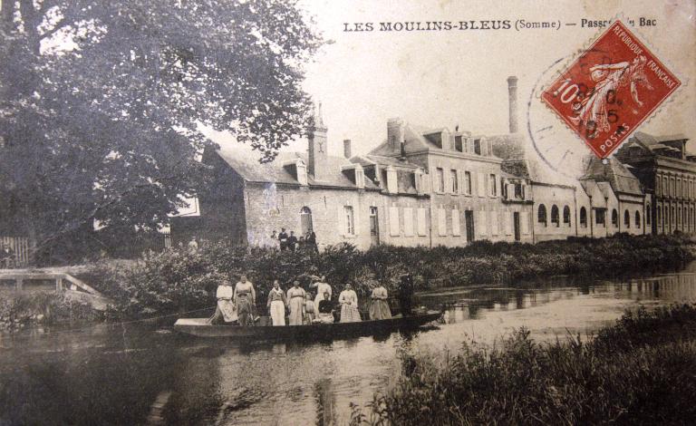 Moulin, puis filature, puis tissage de jute Saint Frères à L'Étoile, dit des Moulins-Bleus