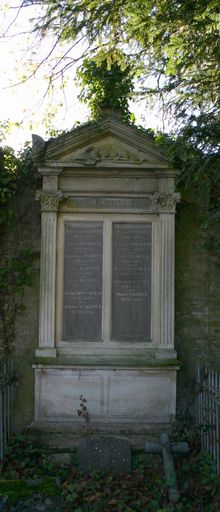 Tombeau (stèle funéraire) de la famille Darret