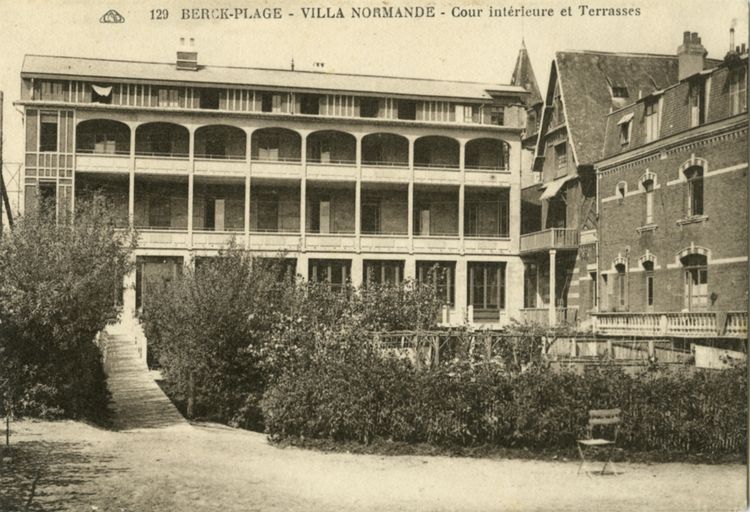 Ancienne maison de villégiature, dite Villa Normande, devenue hôpital marin, dit villa Normande, puis maison de repos