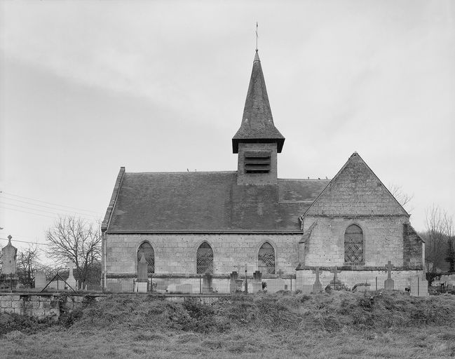 Église paroissiale et cimetière Saint-Lucien de Caisnes