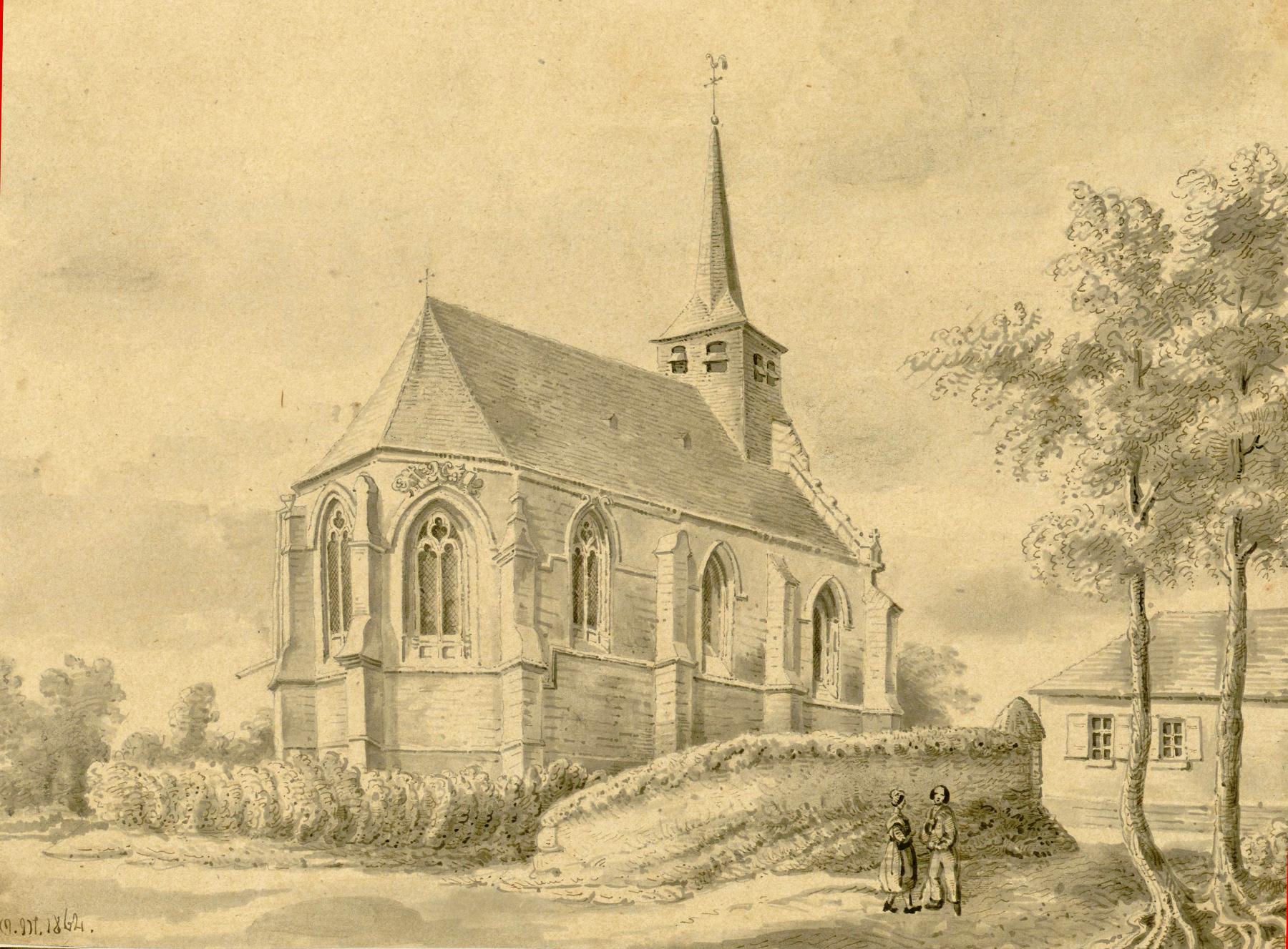 Église Notre-Dame de l'Assomption de Vieulaines et son cimetière