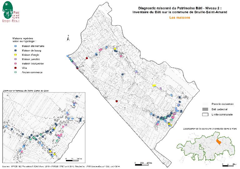 Le territoire communal de Bruille-Saint-Amand