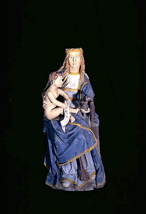 Statue (demi-nature) : Vierge à l'Enfant, 1