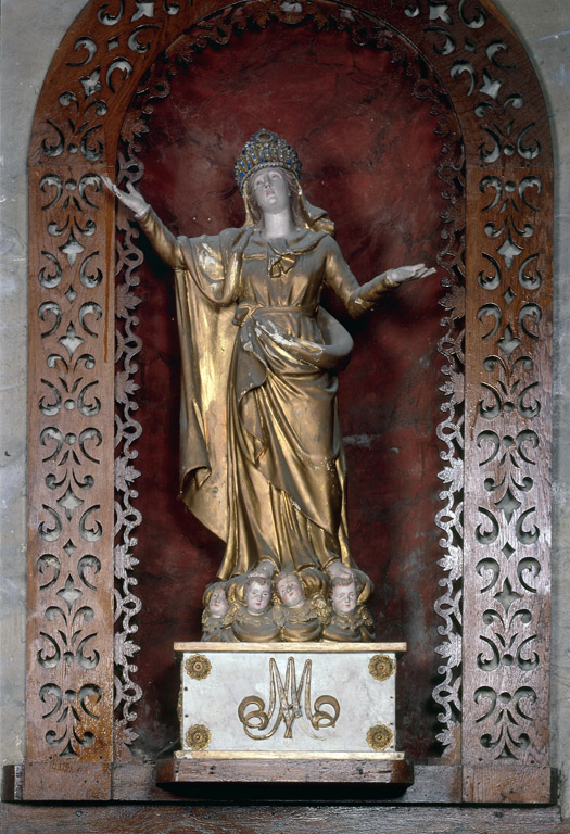 Statue (petite nature) : Vierge de l'Assomption