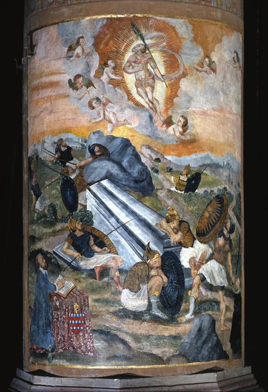 Peinture monumentale : Résurrection du Christ
