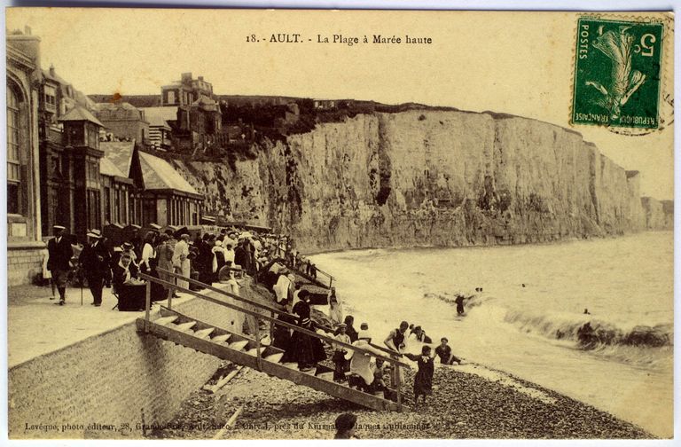 La digue du Bourg d'Ault