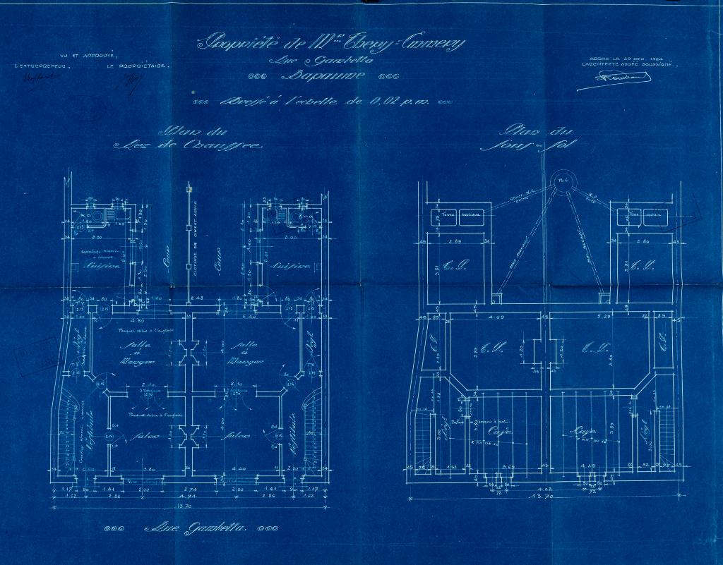 Maisons jumelles, ancienne propriété de M. François Théry-Emmery