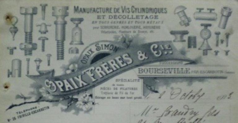 Ancienne usine de vis Opaix-Simon, puis Opaix Frères, puis Ets Valentin