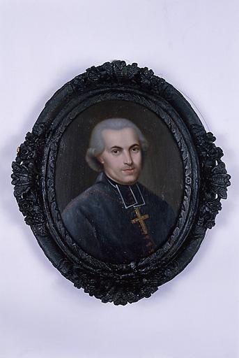 Tableau : portrait de monseigneur Augustin-César d'Hervilly de Devise