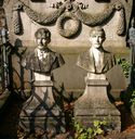 Bustes d'Alisbert et d'Edouard Dévallois