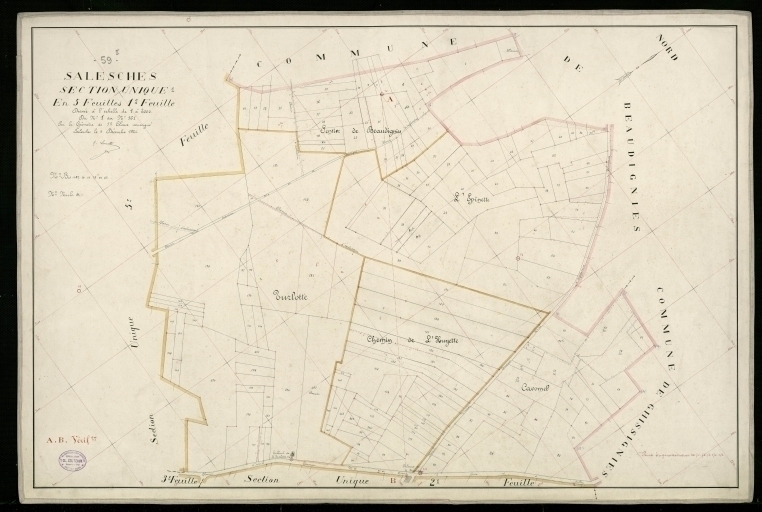 Le territoire communal de Salesches