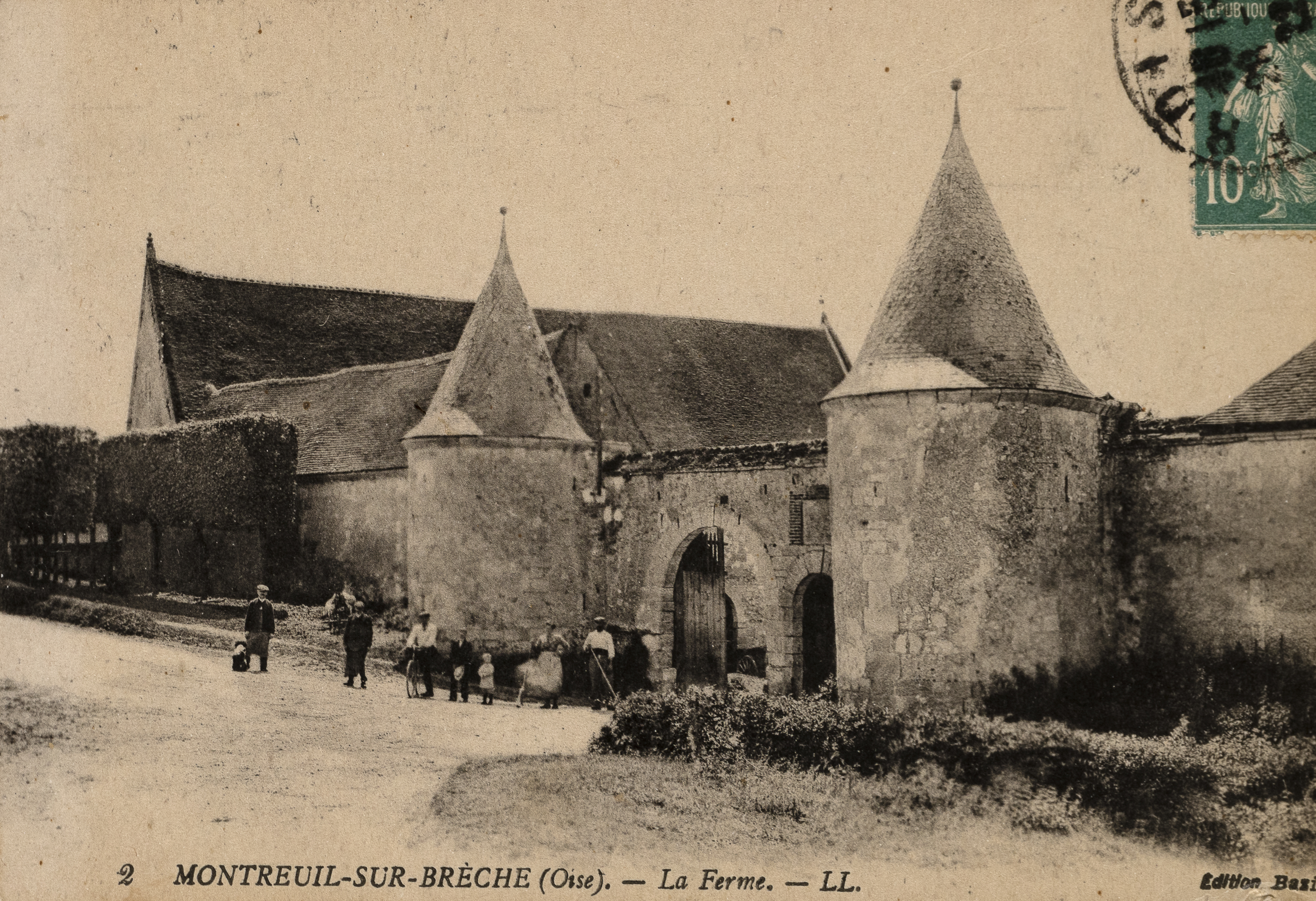 Le village de Montreuil-sur-Brêche