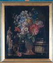 Tableau : Fleurs et accessoires d'art