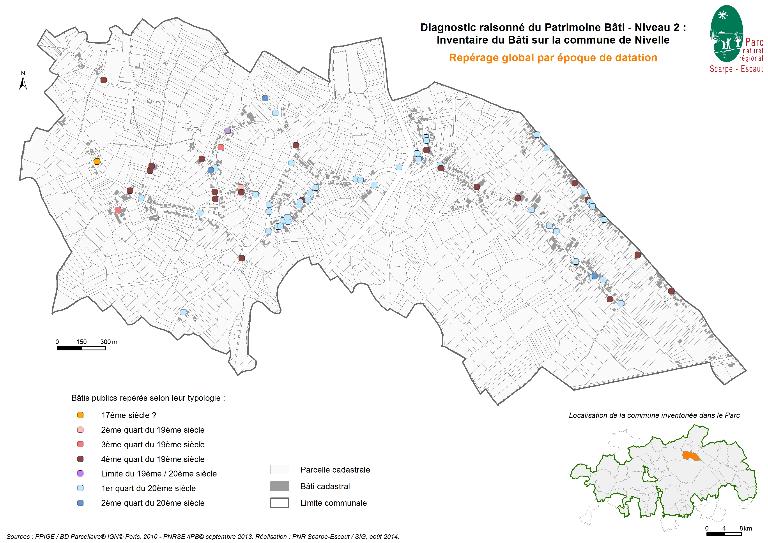 Le territoire communal de Nivelle