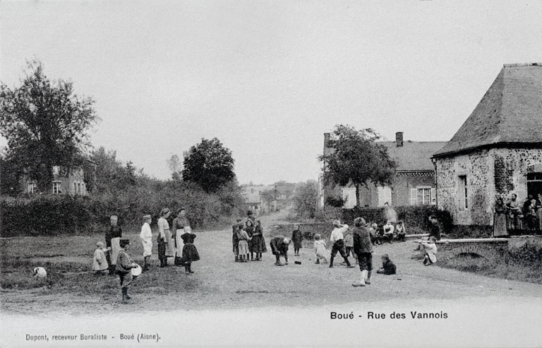 Le canton du Nouvion-en-Thiérache : le territoire de la commune de Boué