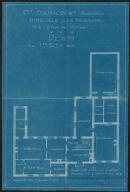 M. Danicourt. Immeuble à Péronne, 1 place des Minimes. Plan du 1er étage, G. Antoine architecte, 1919 (AD Somme ; 10R 1019).