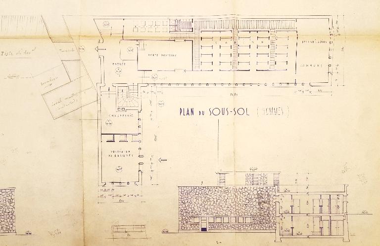 La piscine Léon-Pille, dite aussi "La Cheminote", à Amiens (vestiges)