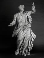 Statue d'applique : saint Paul (?, petite nature)