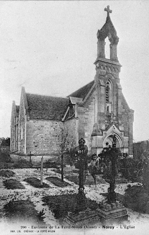 L'ancienne église paroissiale Saint-Martin de Noroy-sur-Ourcq (détruite)