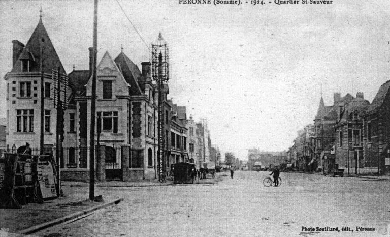 La rue Saint-Sauveur de Péronne