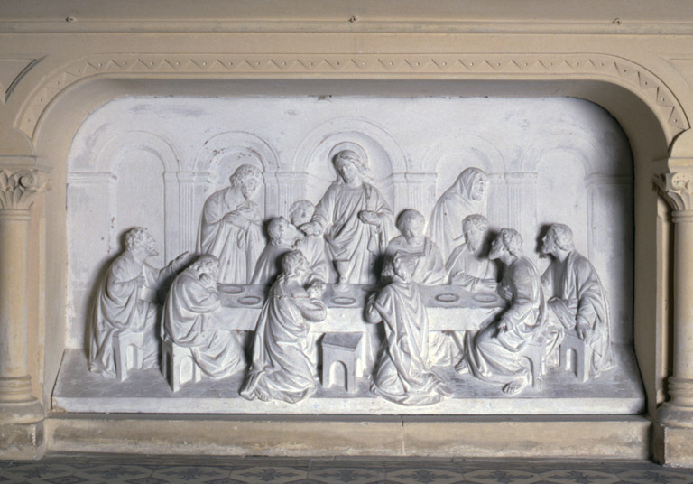 Relief du maître-autel : Cène