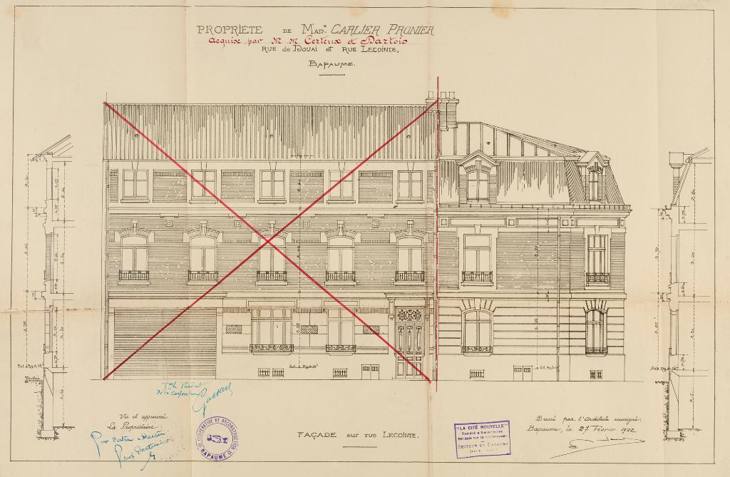 Immeuble à logements, ancienne maison et cabinet d'architecte d'Eugène Bidard et ses associés