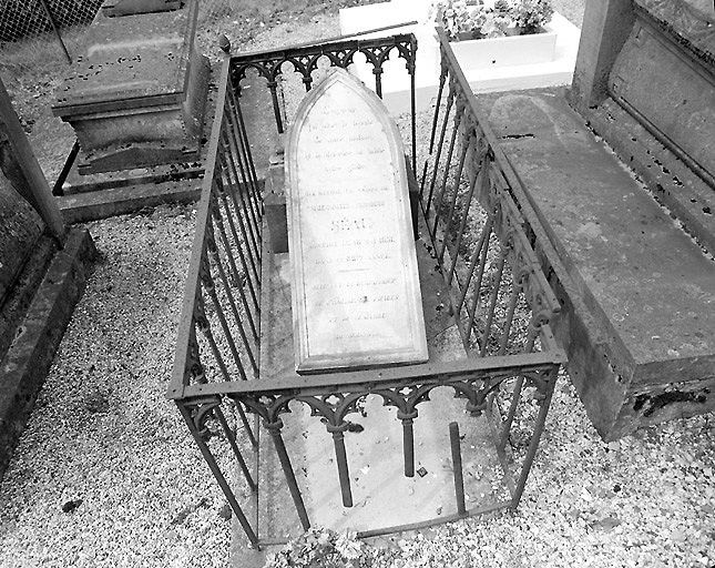 Tombeau (stèle funéraire) d'Elisabeth Séau