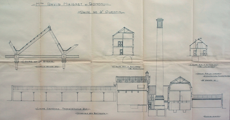 Ancienne broderie mécanique Léopold Lebée, puis tissage de coton David et Maigret, actuellement usine de produit textile non tissé SIT