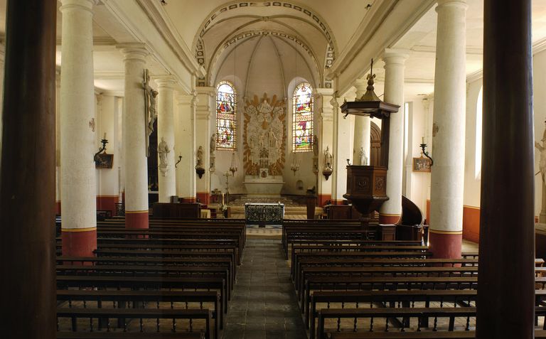 Église paroissiale et ancien cimetière de la Décollation-de-Saint-Jean-Baptiste d'Allonville