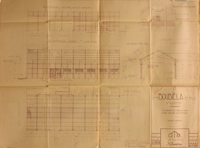 Ancienne usine de construction mécanique Théodore Schreiber, puis Victor Daix, usine de chaudronnerie Henry Mariolle, usine de construction mécanique Emile Boubiéla