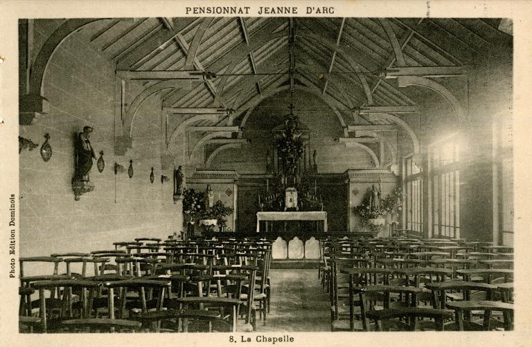 Maison, puis pensionnat Jeanne d'Arc, actuellement école maternelle Notre-Dame des Anges