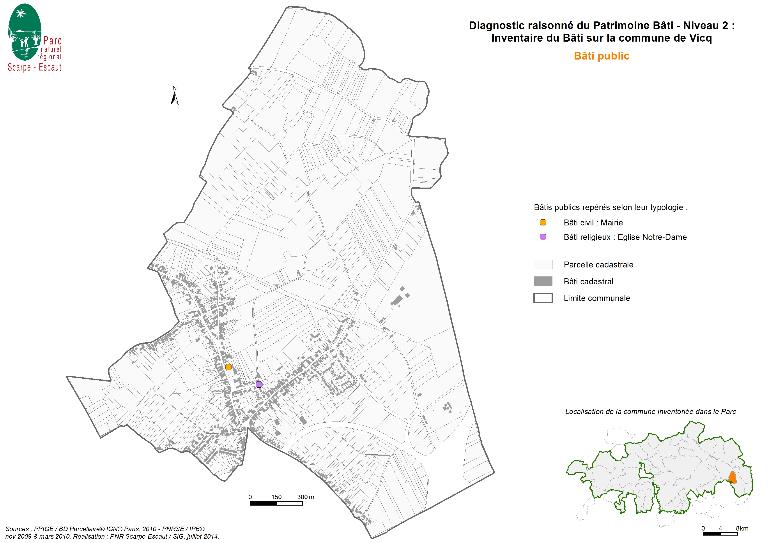 Le territoire communal de Vicq